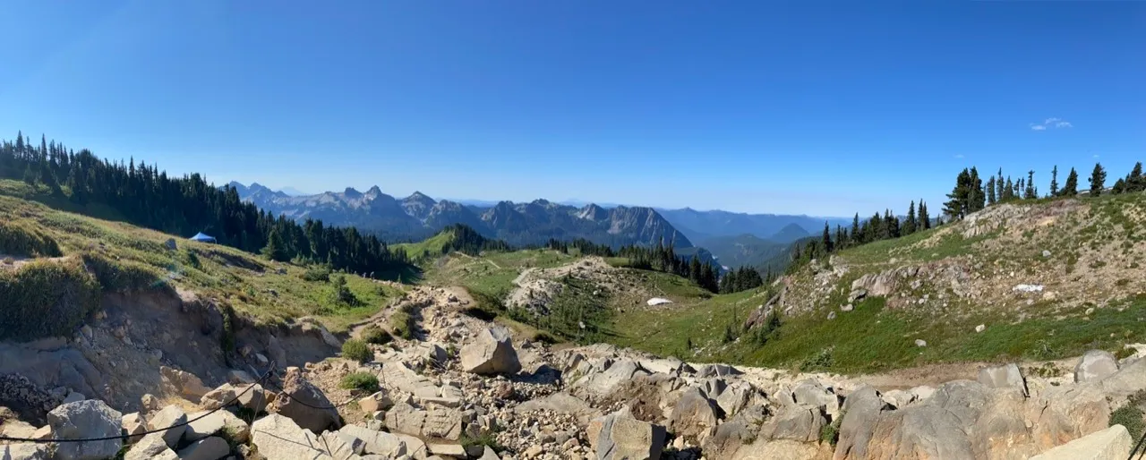 Seattle and Mount Rainier, August 24, 2022