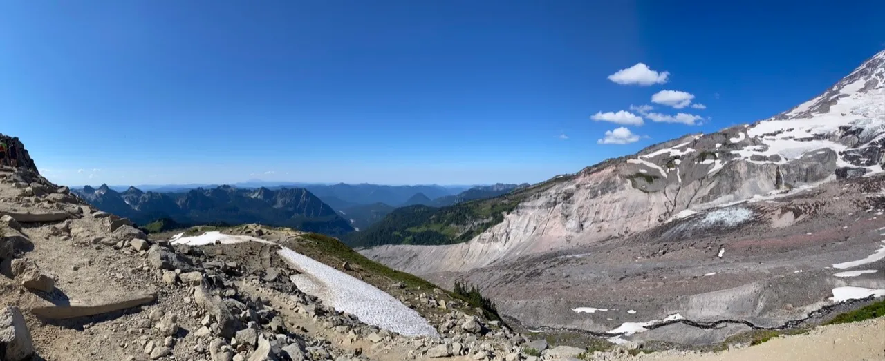 Seattle and Mount Rainier, August 24, 2022