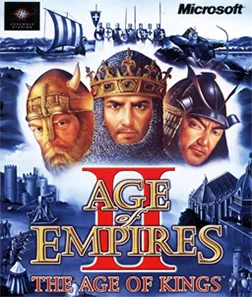 Box cover art for Age of Empires II: The Age of Kings.