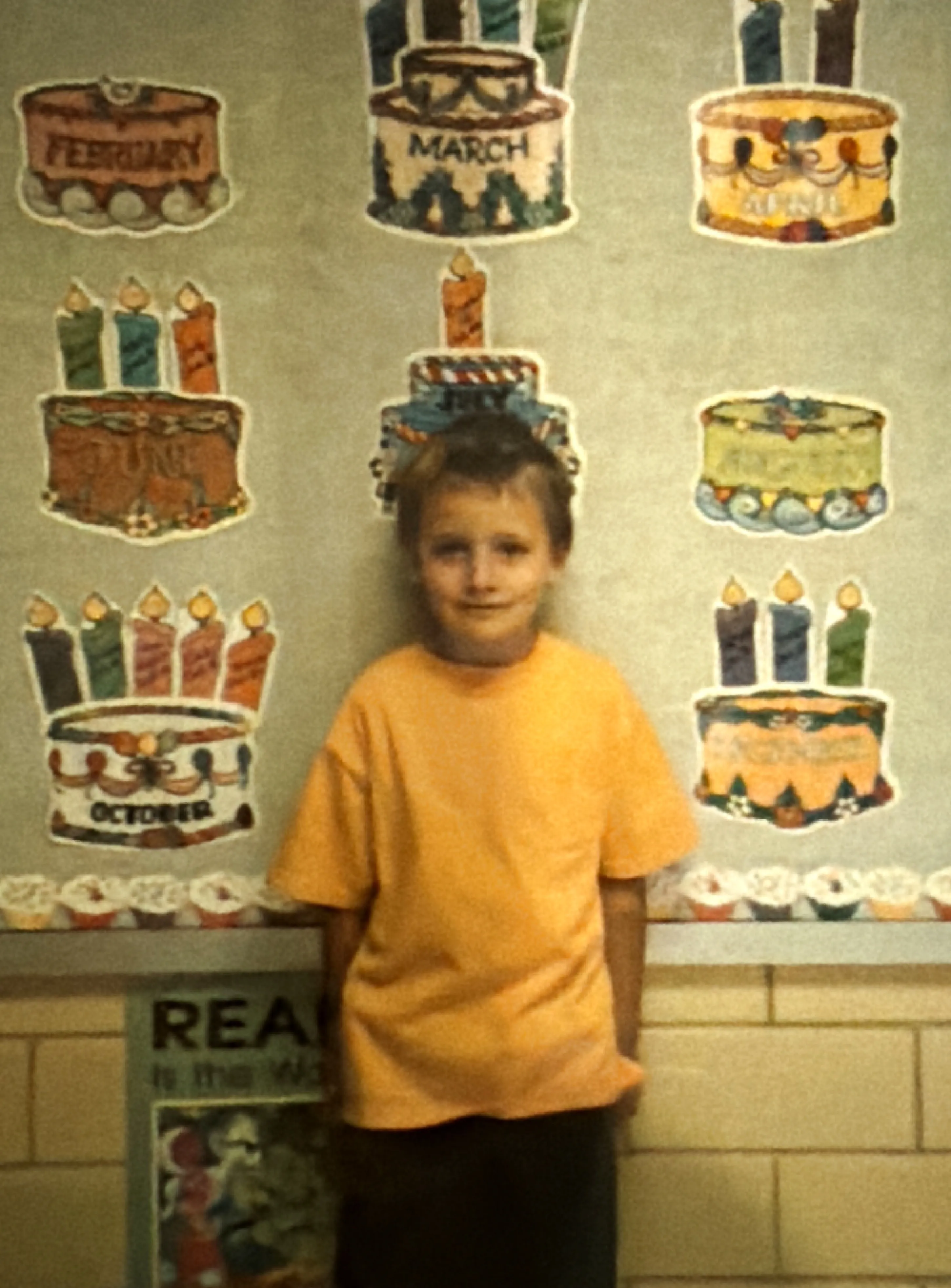 The first day of first grade, September 1994