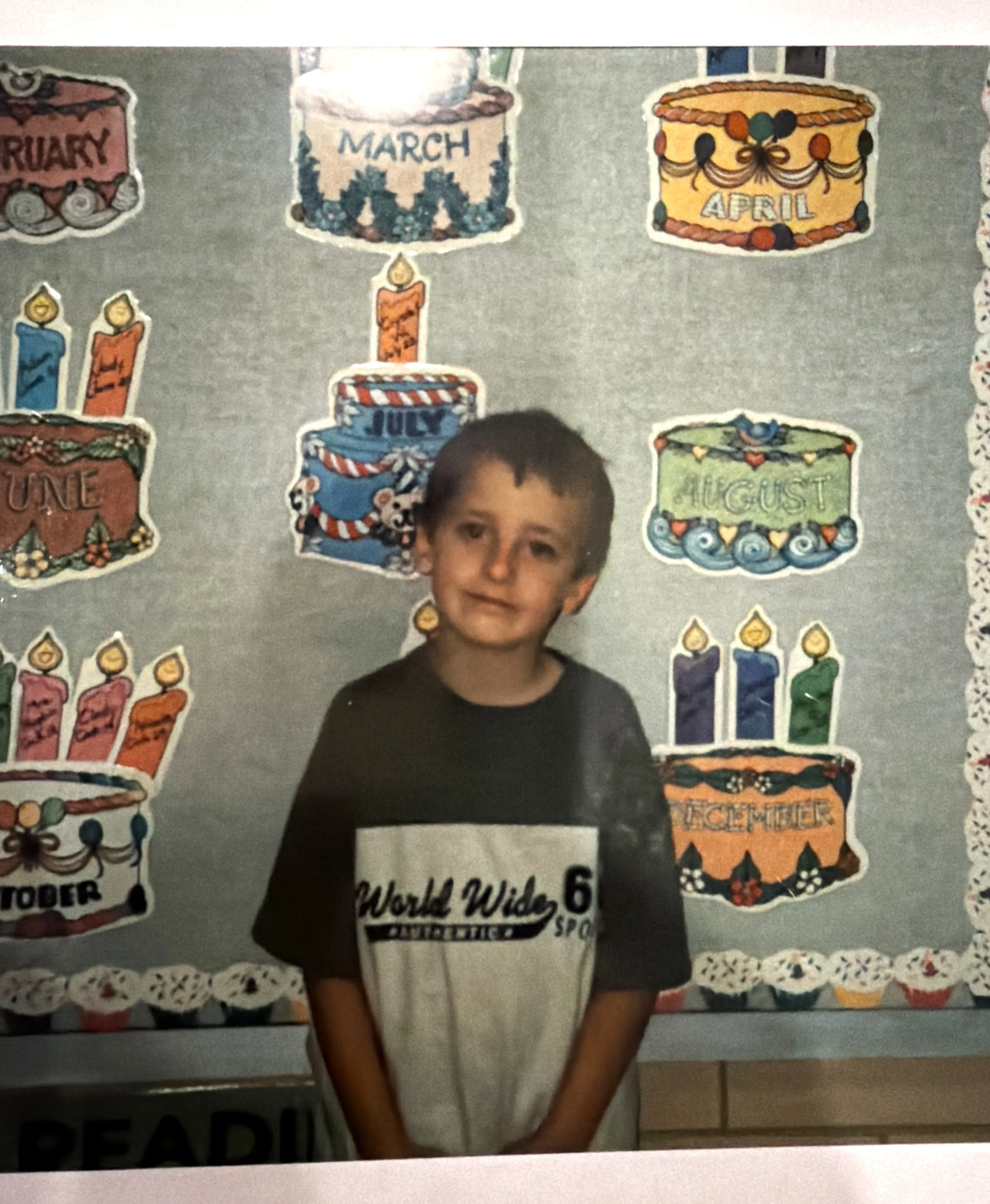 The last day of first grade, May 1995