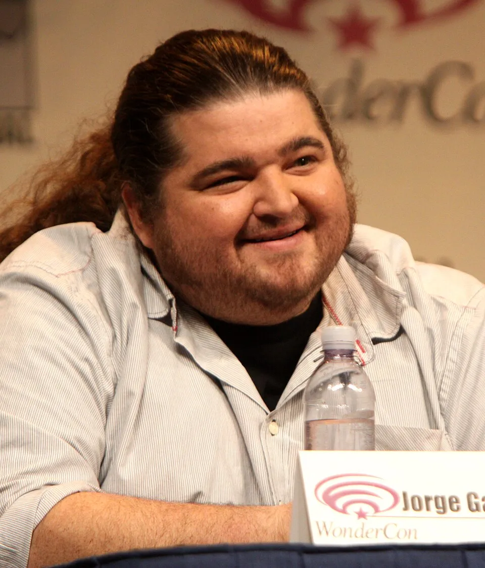 Jorge Garcia, who played Hurley, at a convention appearance.