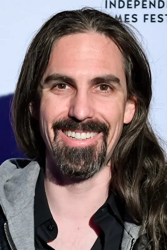 Composer Bear McCreary speaking at the Game Developers Conference.