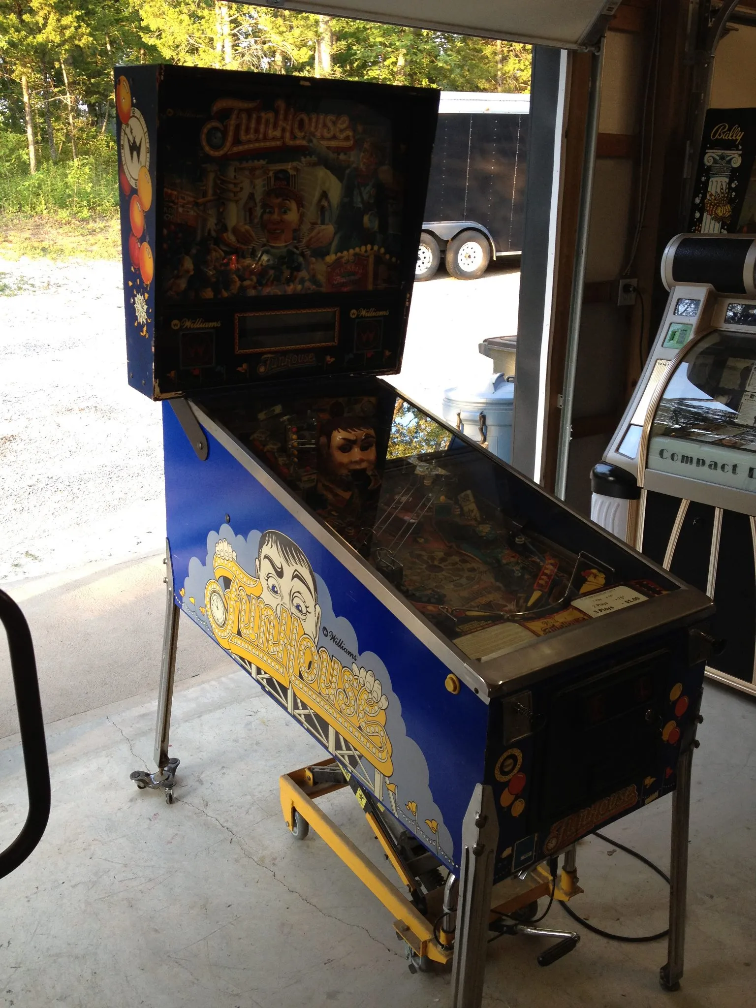 The Funhouse the day it arrived, before the rebuild