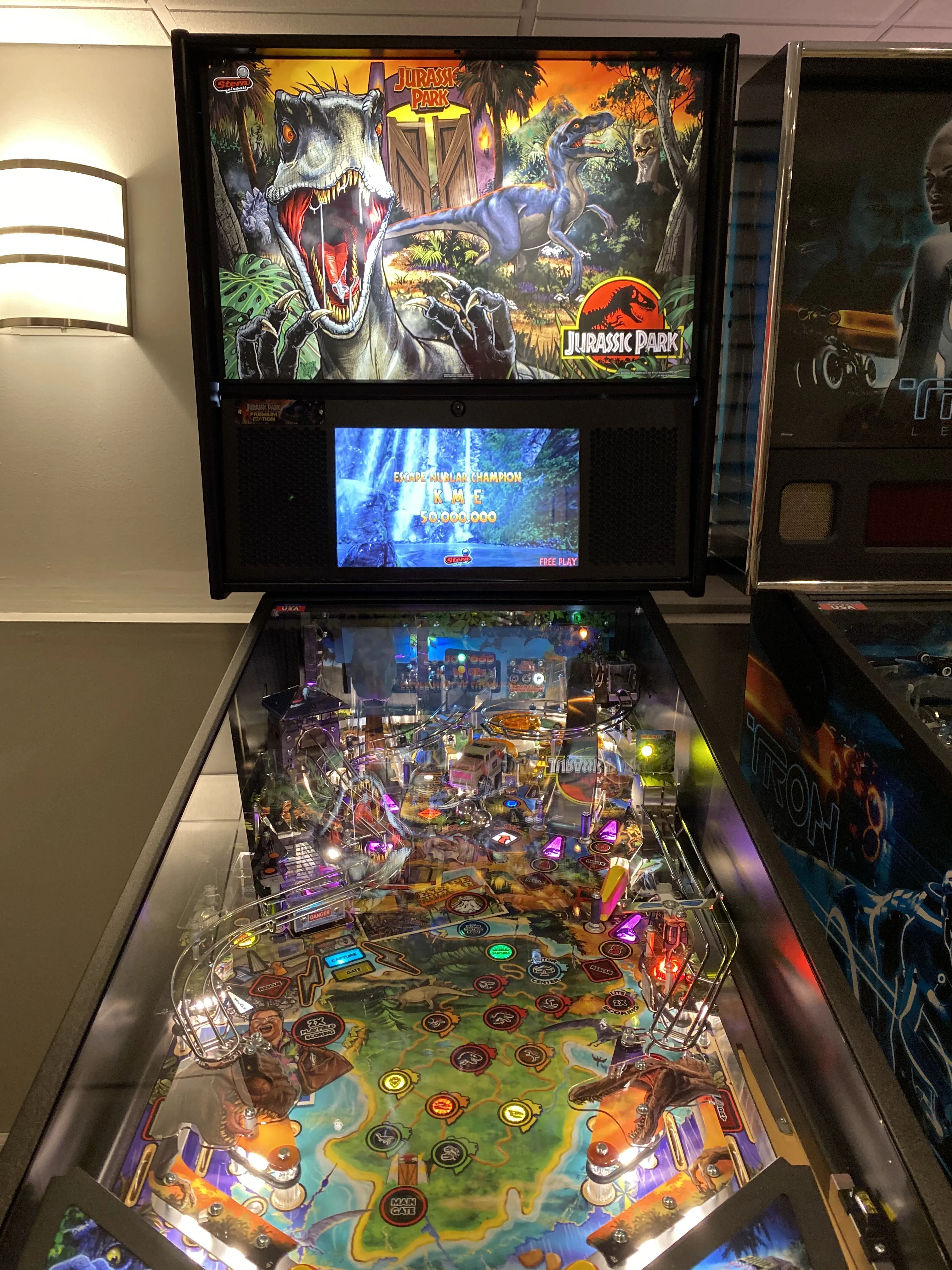 My Jurassic Park, with the LCD screen up top