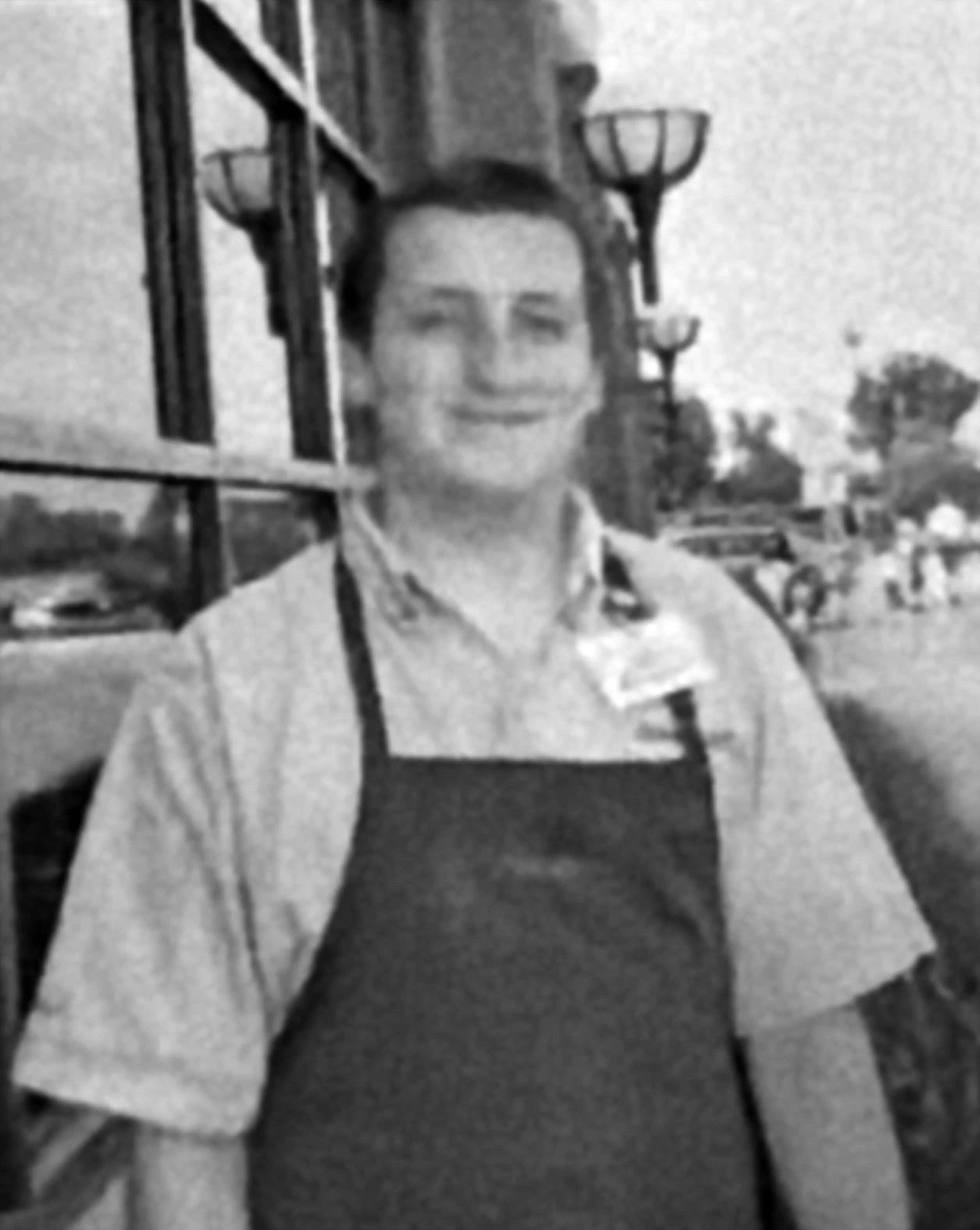 Me at 18 in my Schnucks bakery uniform, from the company newspaper